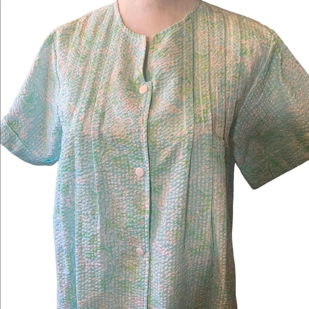 Miss Elaine House Dress Size S - Picture 2 of 9